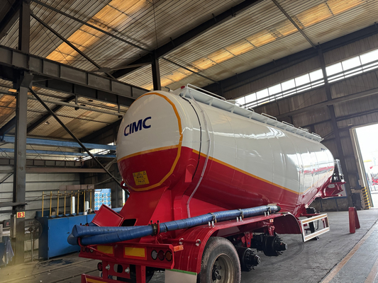 آهن قابل تنظیم CIMC پودر تانکر کامیون سیمان حمل و نقل