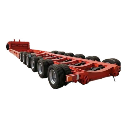 ICMC 3-Axis 60 T 80 120 تن نیمه تریلر کم بستر با دستگاه فرود استاندارد 28Ton