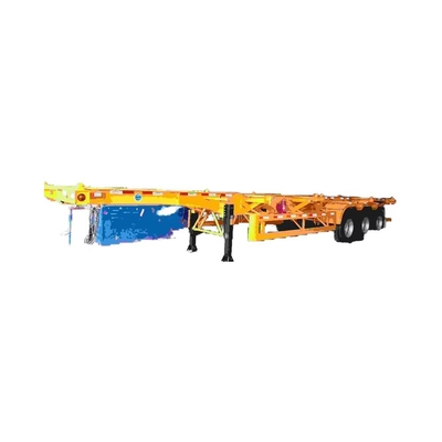 CIMC 3-Axle 50T بار نیمه تریلر برای حمل و نقل کانتینر معلق مکانیکی یا هوا