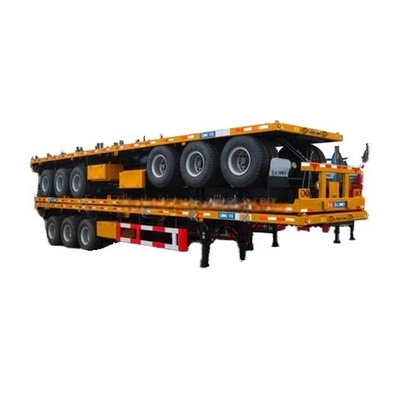 CIMC پایین ترین قیمت استفاده شده 2 3 4 محور ظرفیت 30 تا 100t 20ft 45ft 40ft فروش گرم کانتینر کامیون نیمه تریلر تخت تخت
