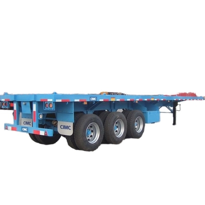 CIMC Flatbed Trailer جدیدترین طراحی برای عملکرد بهینه Flatbed Semi Trailer