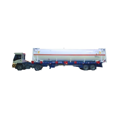 CIMC خودروهای انرژی جدید مخزن گاز LPG نیمه تریلر