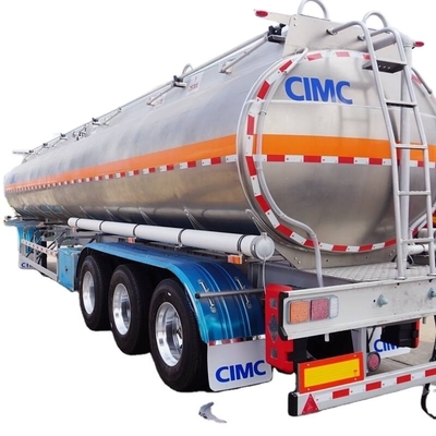 CIMC 33000 40000 45000 50000 60000 لیتر 3 محور آلومینیوم آلیاژ سوخت بنزین بنزین تانک نفت تانکر نیمه تریلر برای فروش