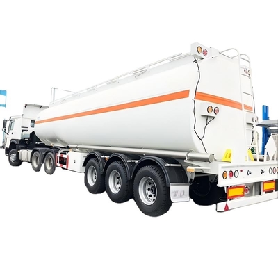 CIMC 3 محور 30000L / 40000L / 50000L / 60000L کربن / روغن فولاد ضد زنگ / سوخت / دیزل / بنزین / آب / شیر تانکر کامیون نیمه تریلر