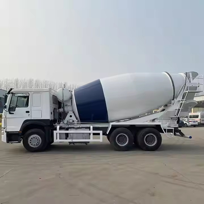 استفاده شده HOWO 340HP 2-25cbms 9630*2500*3998mm 16650kg کامیون مخلوط کنکریت سیمان