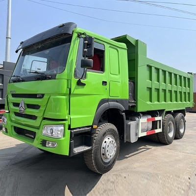 Howo برند 6x4 کامیون 375 اسب بخار انتقال دستی دیزل سوخت شرایط جدید برای ساخت و ساز در آفریقا