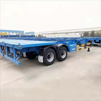 CIMC 2/3 محور بار مفید 40-45 تن کانتینر 20/40 فوت شاسی اسکلتر تراکتور نیمه تریلر