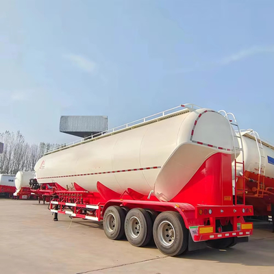 3 محور 40cbm 45ton شکل V پودر خشک سیلو حمل و نقل سیمان عمده تانکر نیمه کامیون تریلر