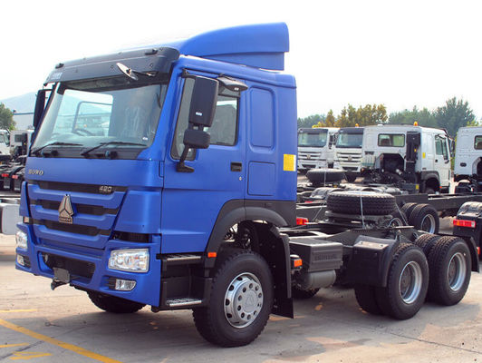 USED Howo 6*4 کامیون های تراکتور برای وسایل نقلیه تجاری سنگین