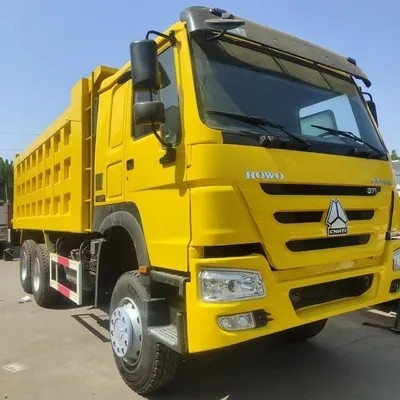 وزن ناخالص خودرو 10-15T Sinotruck HOWO 6X4 کامپینگ کامپینگ 371HP دوربین 360 درجه عقب