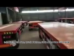 CIMC نیمه تریلر تخت تخت